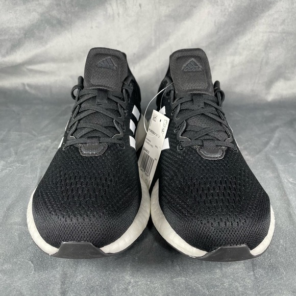 adidas Men's Pureboost 21 Running Shoe Black‎ White Size 8 Women’s Size 9 - Picture 2 of 10